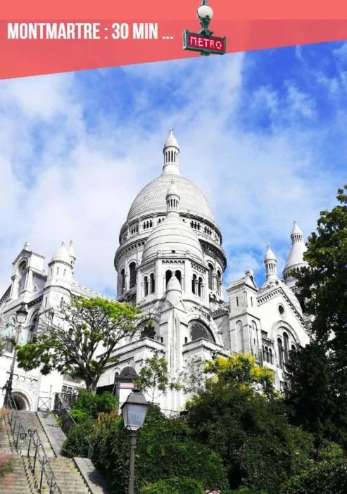 Charmant Appartement Calme Proche De Paris Saint-Denis  Kültér fotó